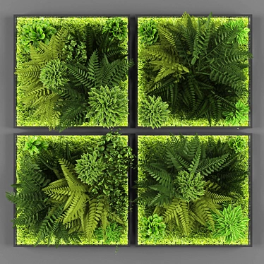 Polys-310374 Verts-461700 Vertical Garden 3D model image 1 