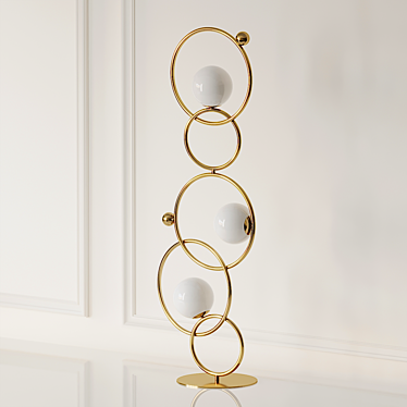 VeniceM Zoe Floor Light: Sophistication in Illumination 3D model image 1 