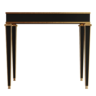 Elegant Art Deco Console: Vintage-inspired Design 3D model image 1 