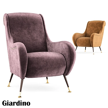 Giardino Chair: Elegant Outdoor Seating 3D model image 1 