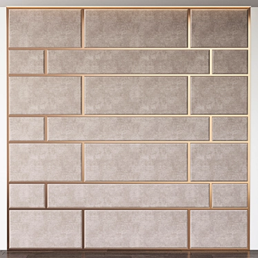 Elegant Wall Panels: No.4 3D model image 1 