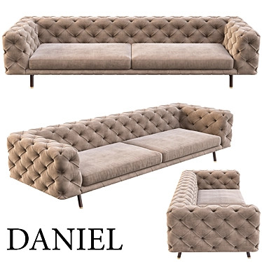 Luxurious ULIVI_SALOTTI DANIEL Sofa 3D model image 1 