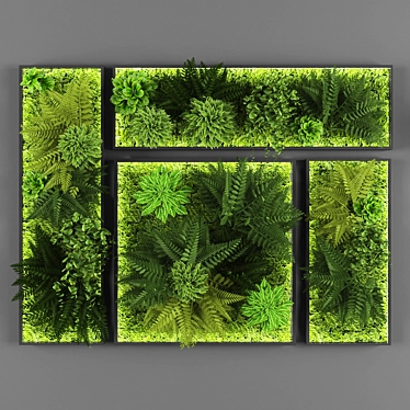 EcoWall Vertical Garden Kit 3D model image 1 