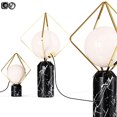 Illuminating Elegance: BROKIS JACK O' Table Lamp 3D model image 1 