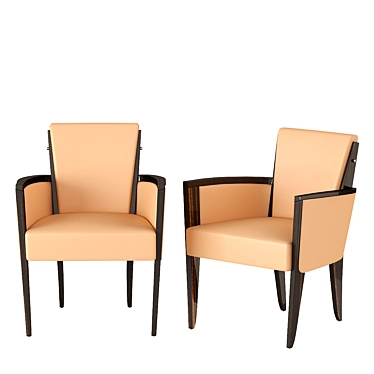 Dupre-Lafon Inspired Dining Chairs: Pollaro YF114 3D model image 1 