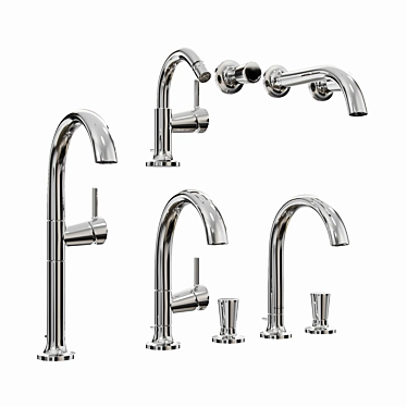 Elegant Villeroy & Boch Faucets 3D model image 1 
