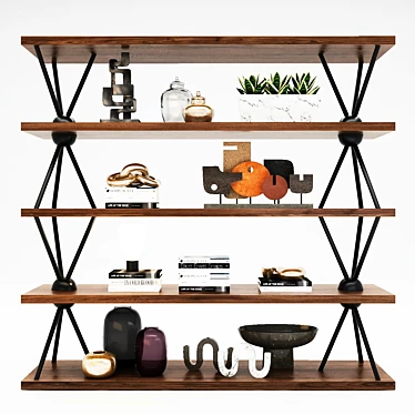 Bonaldo Tripodio Decorative Rack 3D model image 1 