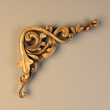 Elegant Decorative Ornament 3D model image 1 