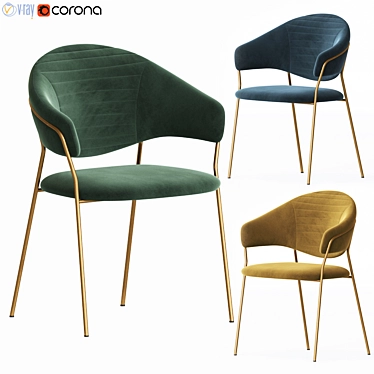 Elevate Your Seating: Bradexhome Avatar Chair 3D model image 1 