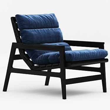 Elegant Ipanema Armchair 3D model image 1 