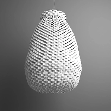 Nordic Paper Pendant Lamp 3D model image 1 