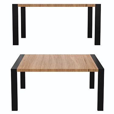 Modern Lennon Table: Sleek & Functional 3D model image 1 