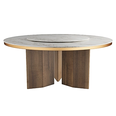 Elegant Morgan Marble Table 3D model image 1 