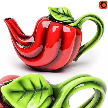 Spice Kettle: Stylish Teapot for Pepper 3D model image 1 