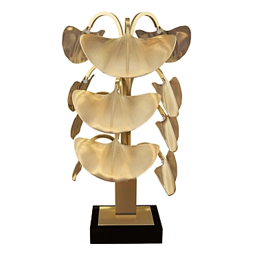 Elegant Ginkgo Table Lamp: Eichholtz Donati 3D model image 1 