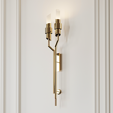 Tycho Torch Wall Sconce - Illuminate Your Space 3D model image 1 