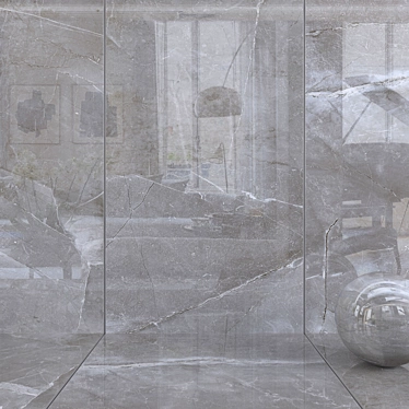 Lima Fume Wall Tiles: Multi-Texture, HD Textures, No Plug-In 3D model image 1 