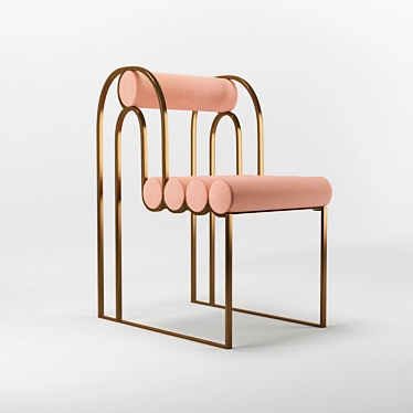 Elegant Apollo Dining Chair 3D model image 1 