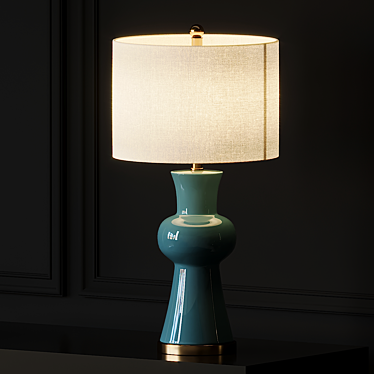 Sleek Garlen Table Lamp 3D model image 1 