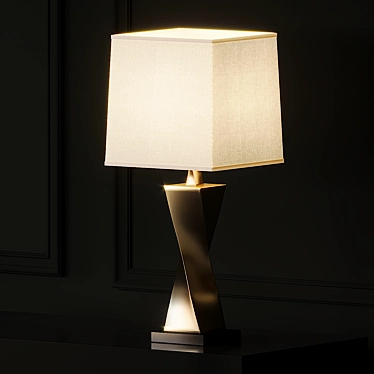 Sleek Brendan Table Lamp 3D model image 1 