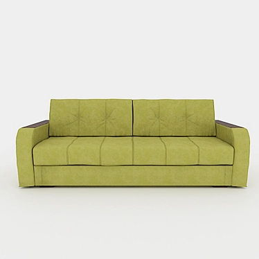 Elegant Boston Sofa 3D model image 1 