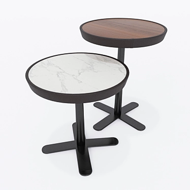 Elegant Molteni Kew Tables 3D model image 1 