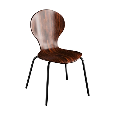 LA REDOUTE Watford - Stylish Light Wooden Chair 3D model image 1 