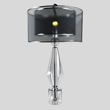 Modern Crystal Table Lamp 3D model image 1 