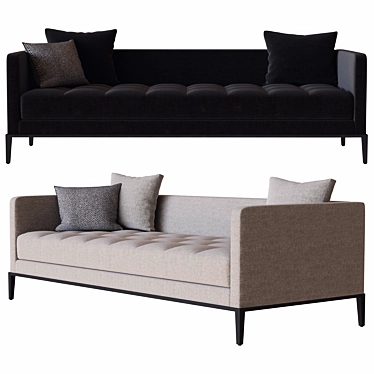 Timeless Elegance: Simpliciter Sofa by B&B Italia 3D model image 1 