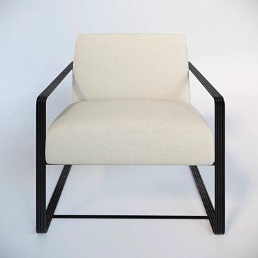 Vince Lounge Chair: Sleek and Comfortable 3D model image 1 