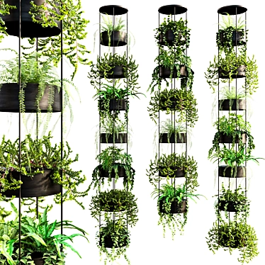 3Dmax 2016+ Vray + Corona Vertical Garden 3D model image 1 