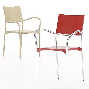 Breeze Chair: Sleek & Stylish Seating 3D model image 1 