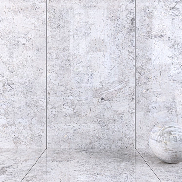 Moonstone Sand Wall Tiles - High-Quality Multi-Texture Design 3D model image 1 