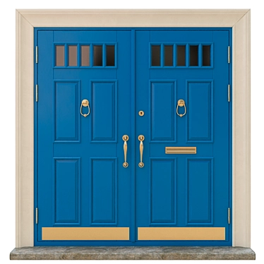 Classic 3D Max Door: 1800mm x 2000mm 3D model image 1 