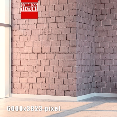 Seamless Detailed Wall Blocks 3D model image 1 