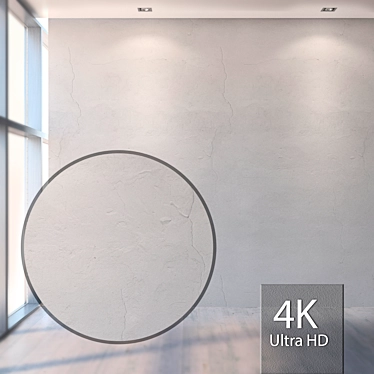 High-Resolution White Plaster for Close-Up Shots 3D model image 1 