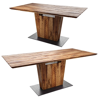 Florence Extendable Dining Table 3D model image 1 