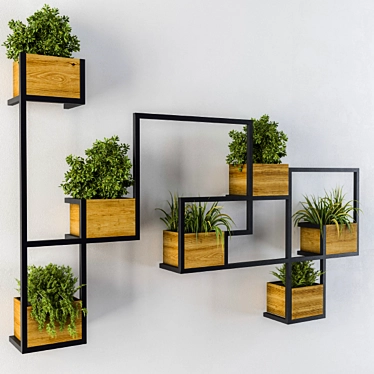 Elevate Your Walls with Greenery 3D model image 1 