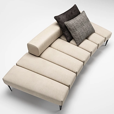 Luxury Henge Vertigo Sofa 3D model image 1 