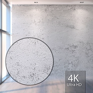 Seamless High-Resolution Stucco Texture 3D model image 1 