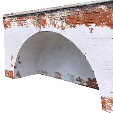 High-Resolution Brick Arch 3D model image 1 