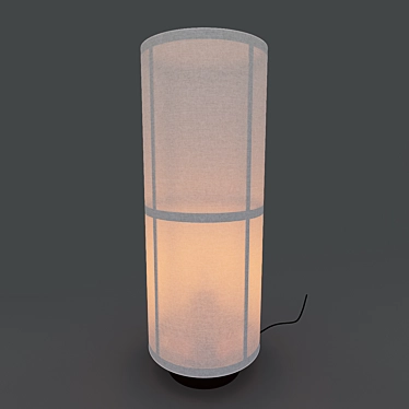 Sleek Minimalist Table Lamp 3D model image 1 