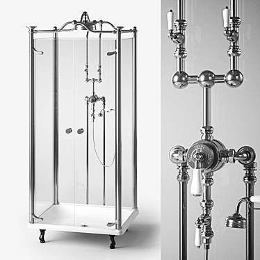 Luxury Sentinal Glass Shower by C&R 3D model image 1 