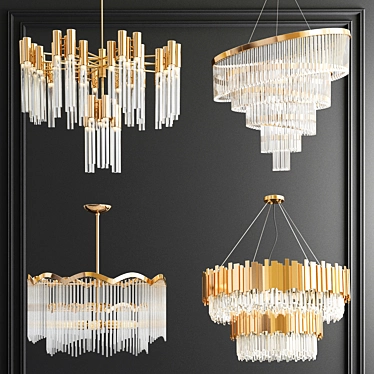 Elegant Chandelier Collection_39 3D model image 1 