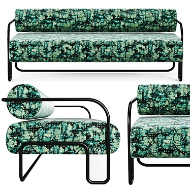 Elegant Ardent Sofa: Modern Style and Superior Comfort 3D model image 1 