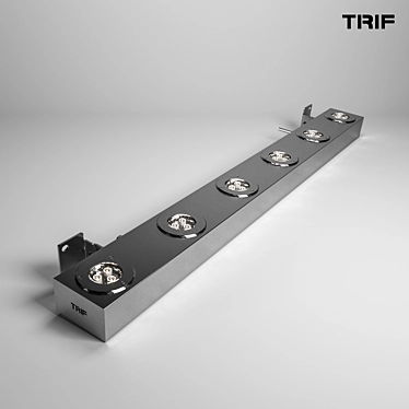 TRIF Architectural Linear Luminaire: LANE FACADE OPTIC 3D model image 1 