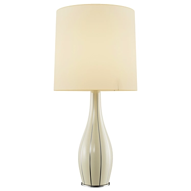 Elegant Baker Svan Line Table Lamp 3D model image 1 