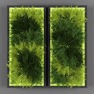 Eco-Vertical Garden Paradise 3D model image 1 