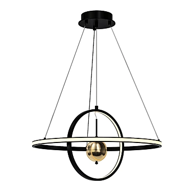 Scandi Style Minimalist Chandelier 3D model image 1 