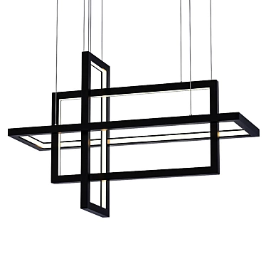 Geometric Elegance: Umei Chandelier 3D model image 1 